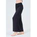 ŞİFON GENİŞ PAÇA PLAJ (PANTOLON) LACİVERT  PAREO